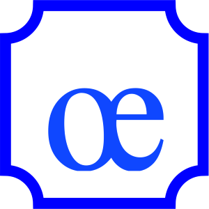 ligature latine du o et du e